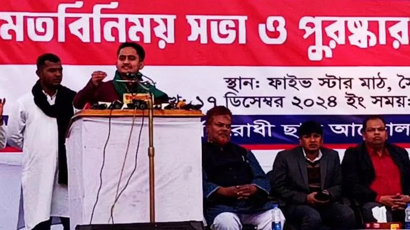 খুনি হাসিনাকে ফাঁসির মঞ্চে দেখতে চান সারজিস আলম